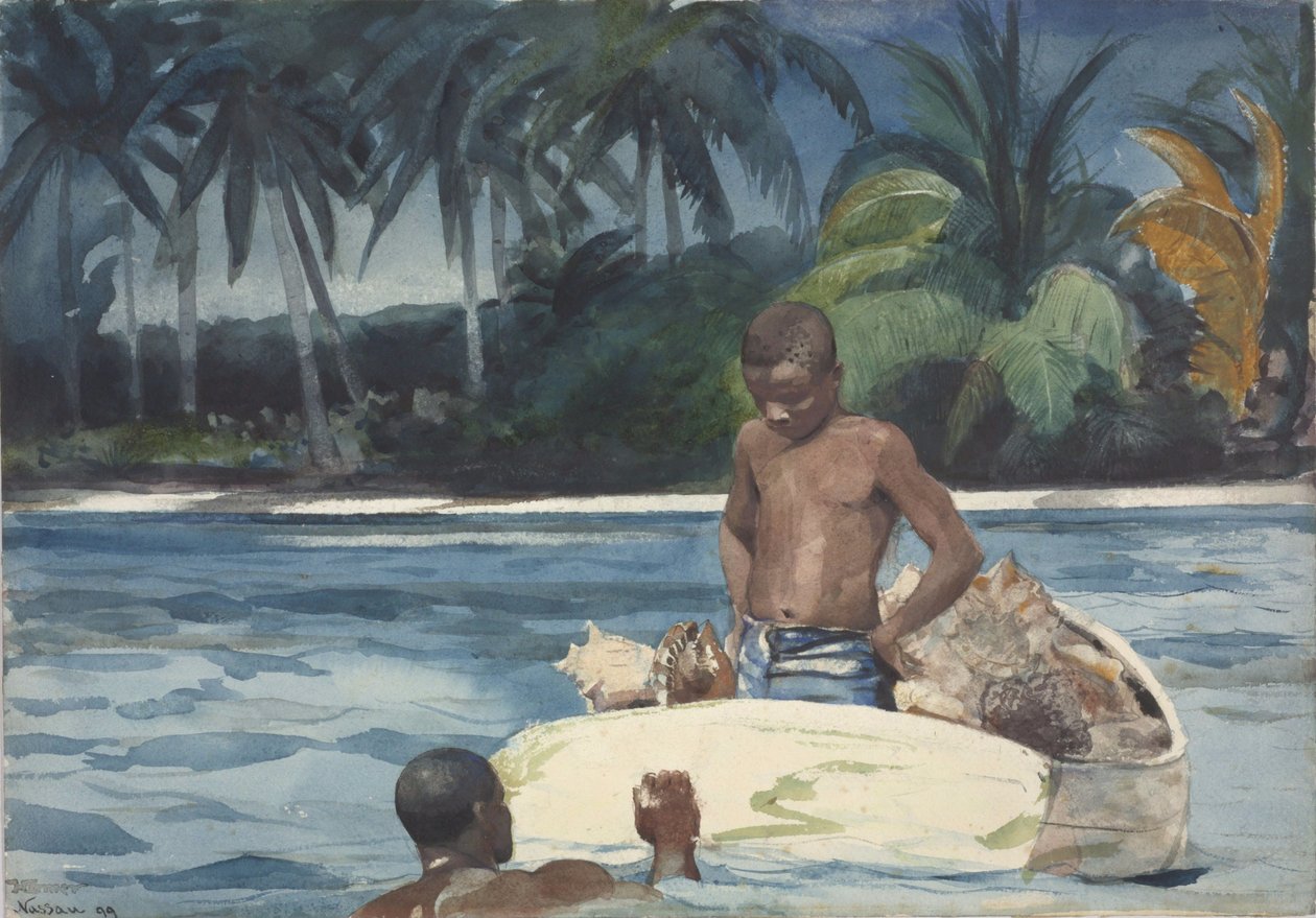 West India Divers by Winslow Homer