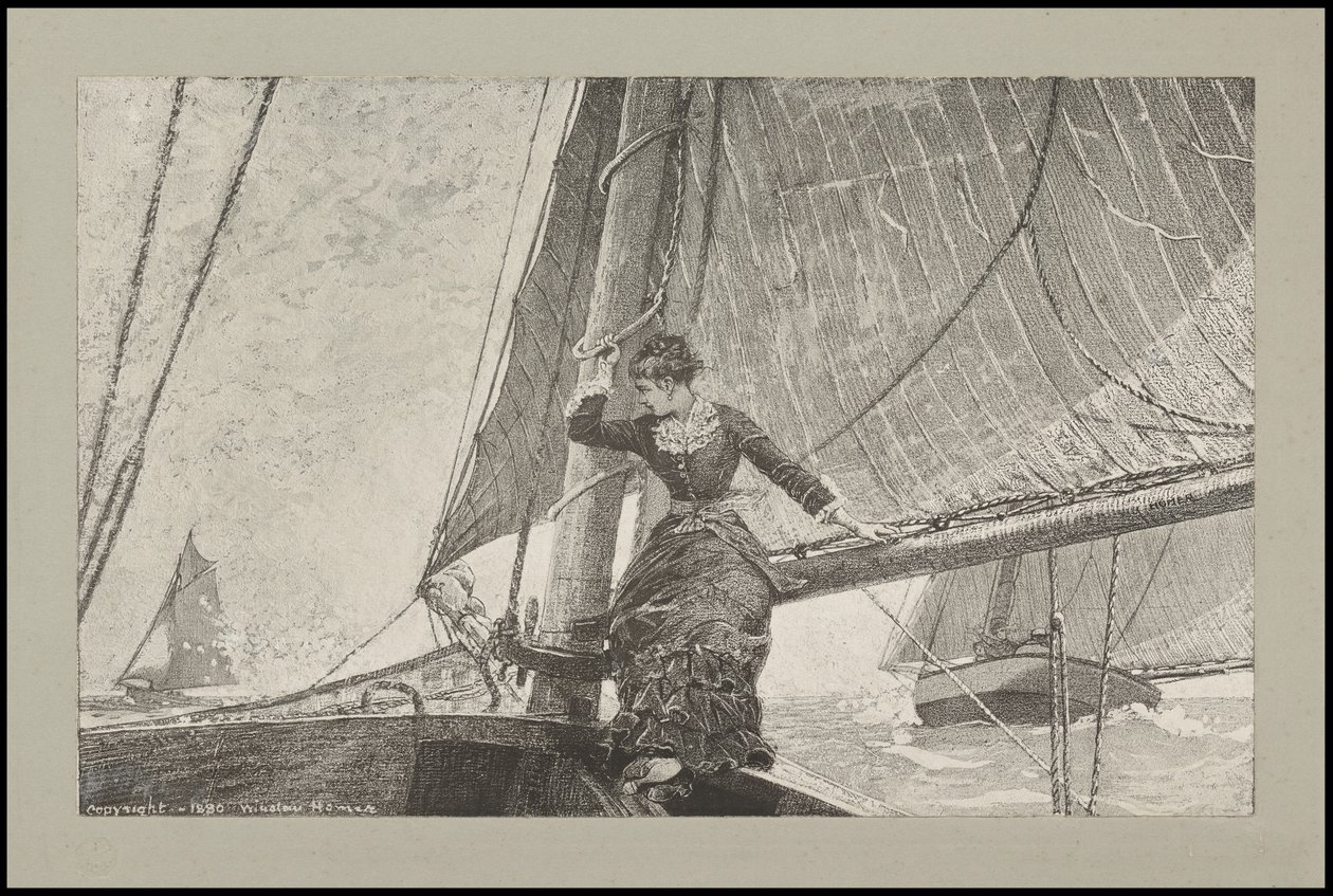 Yachting Girl by Winslow Homer
