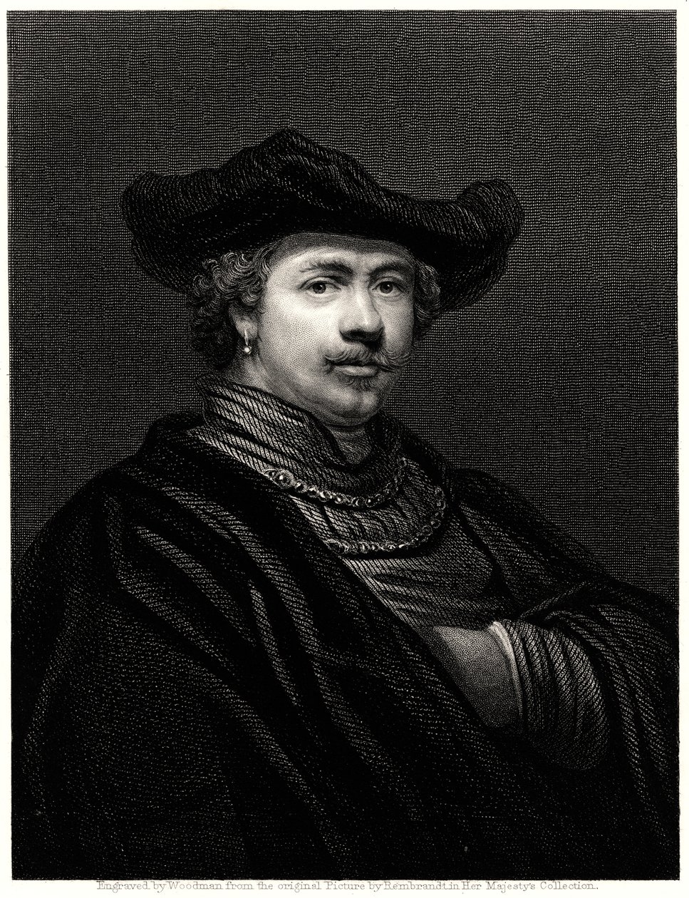Rembrandt, 19th Century by Woodman