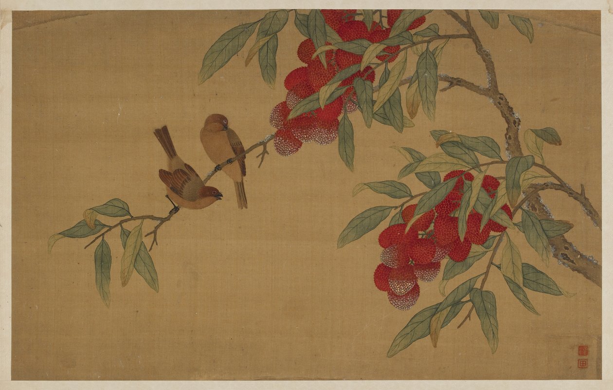 Birds and Fruit by Wu Zhang