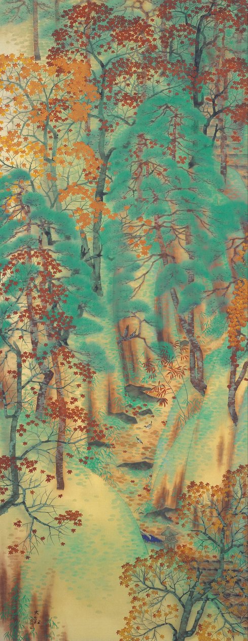 Way to Atago by Yokoyama Taikan