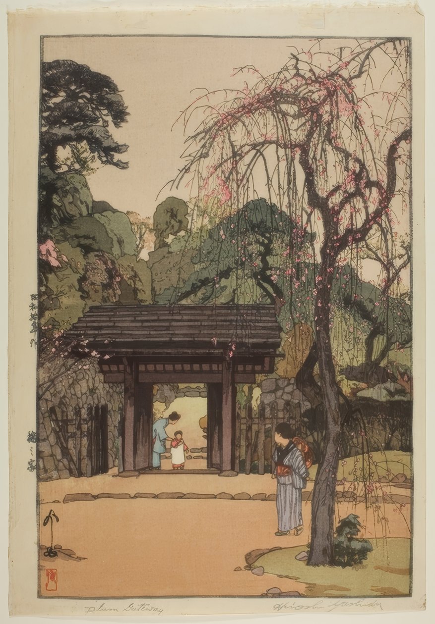 Plum Gateway by Yoshida Hiroshi