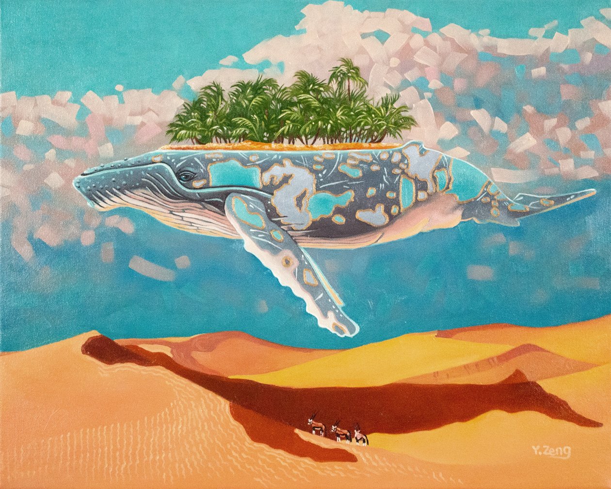 Whale Oasis by Yue Zeng