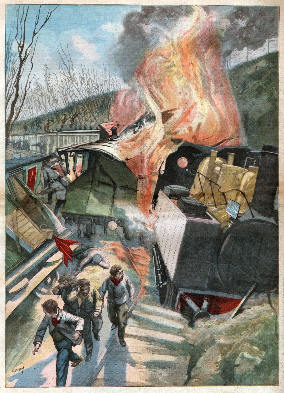 Train Crash by John Pardon