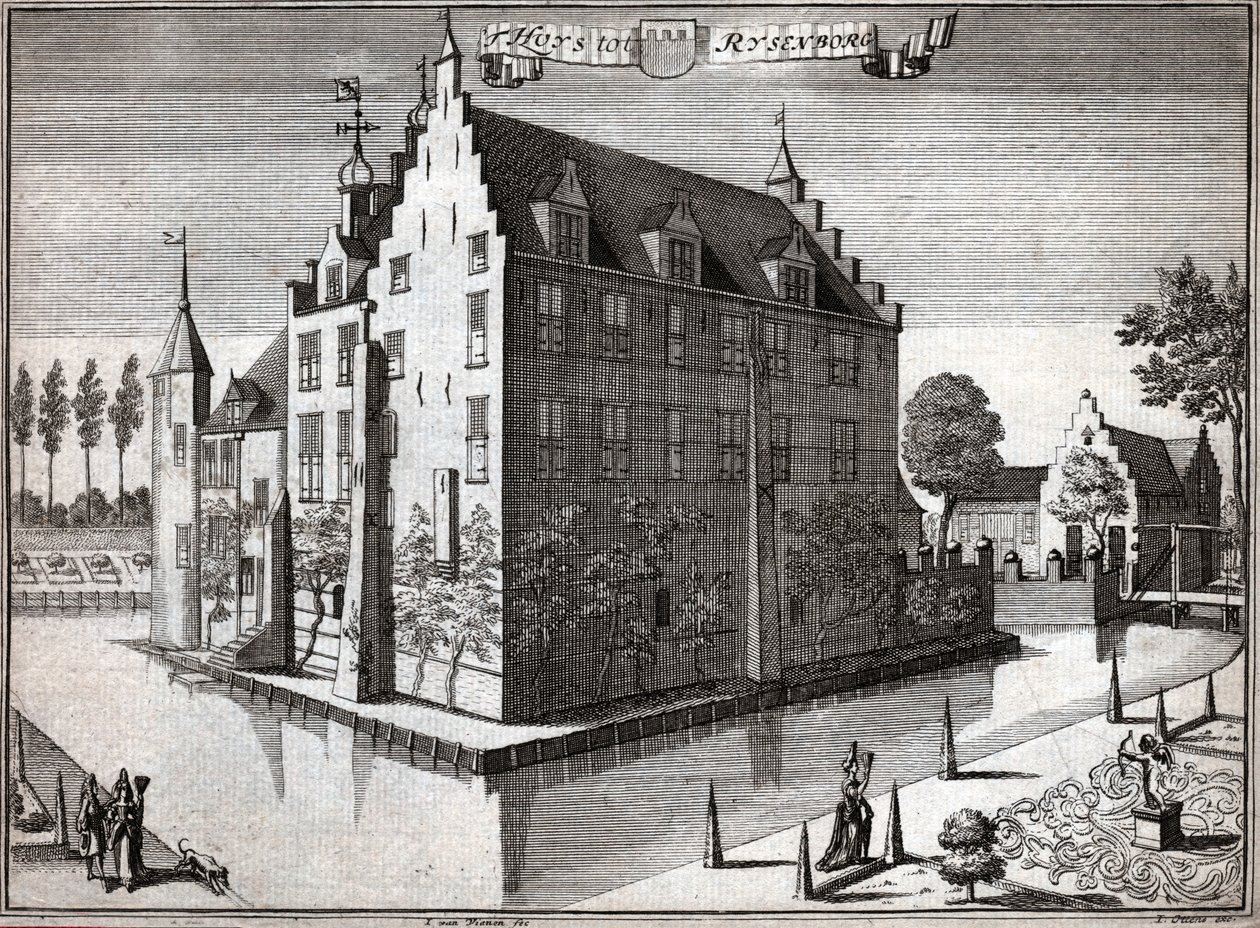 Castle of Rijsenburg by . .