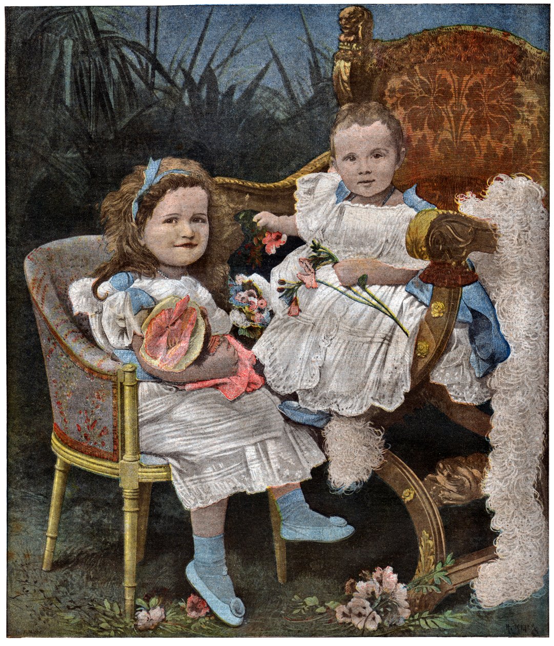 Duchess Olga and Tatiana by . .