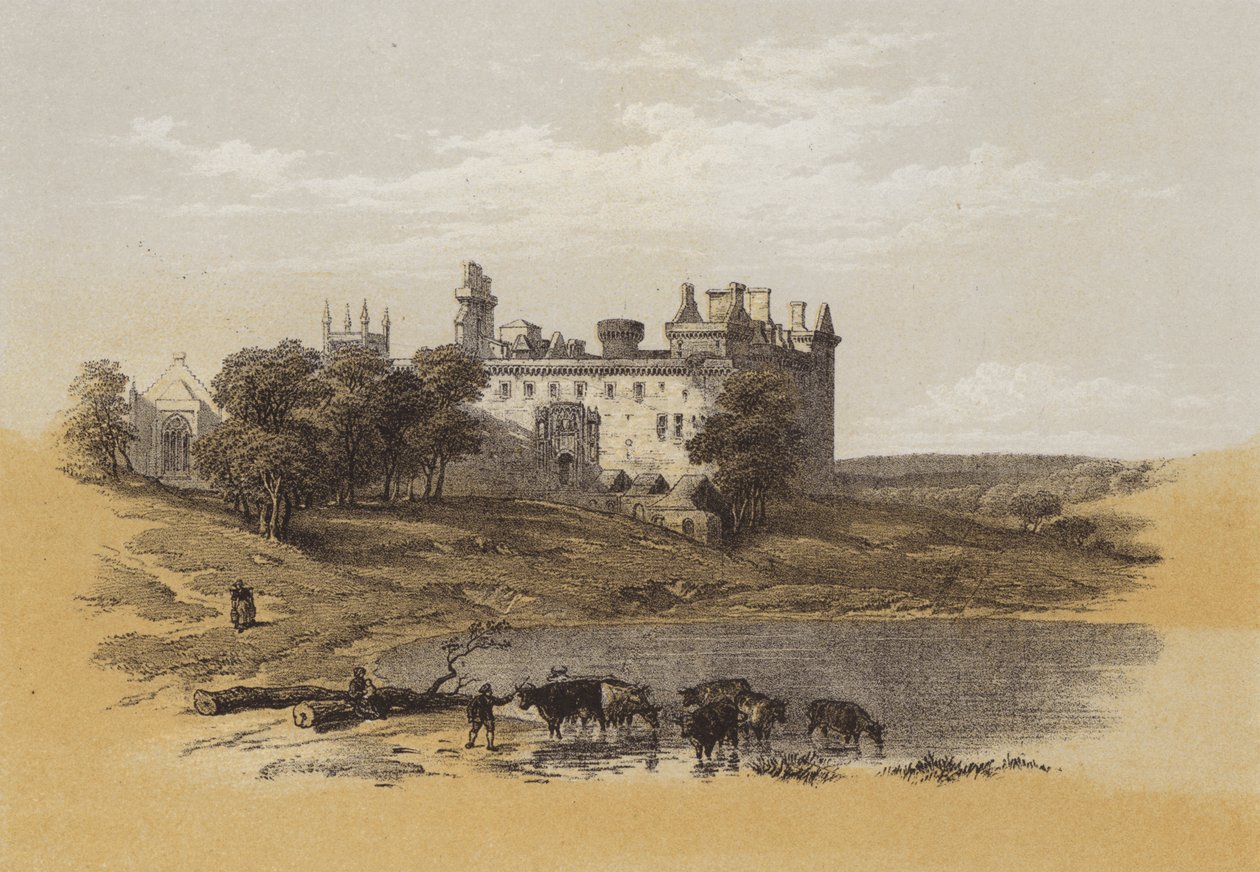 Linlithgow Palace by after David Roberts