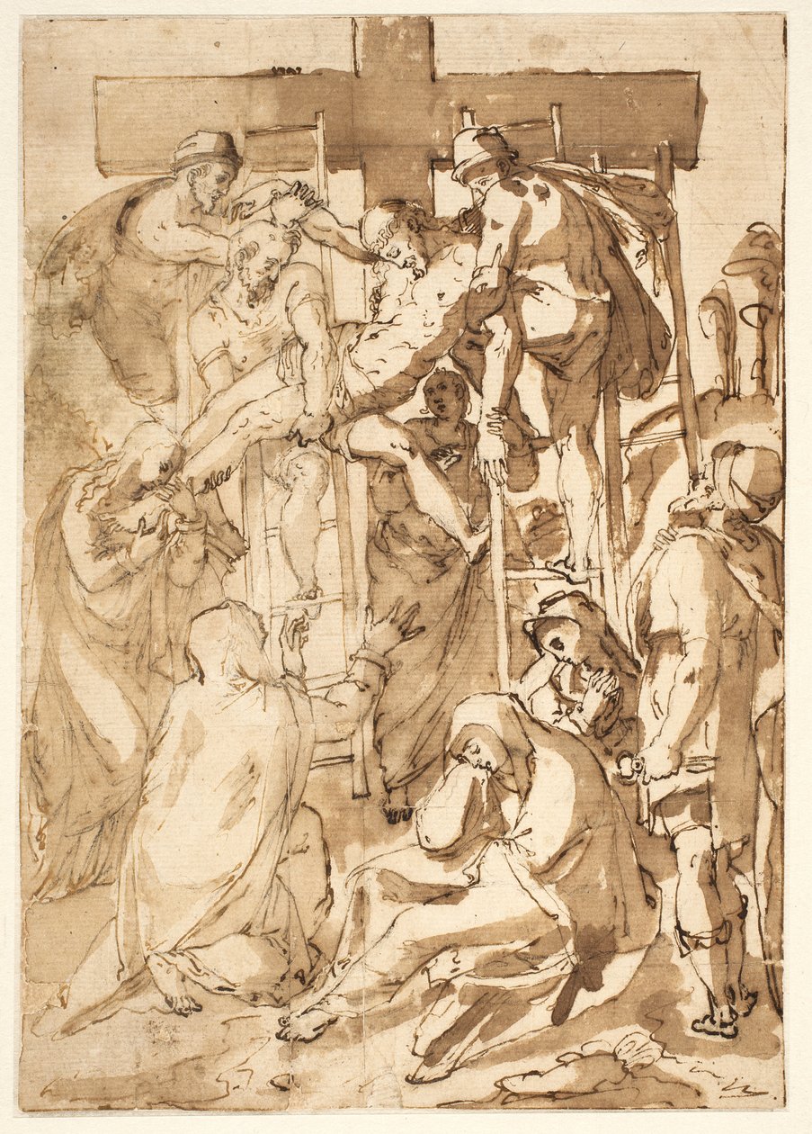 The Deposition by after Girolamo Muziano