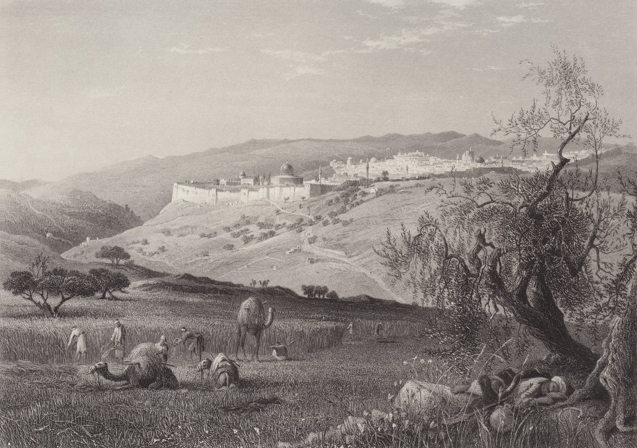 The City of Jerusalem by after Harry Fenn