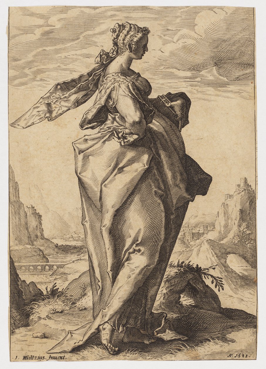 Debora by after Hendrik Goltzius