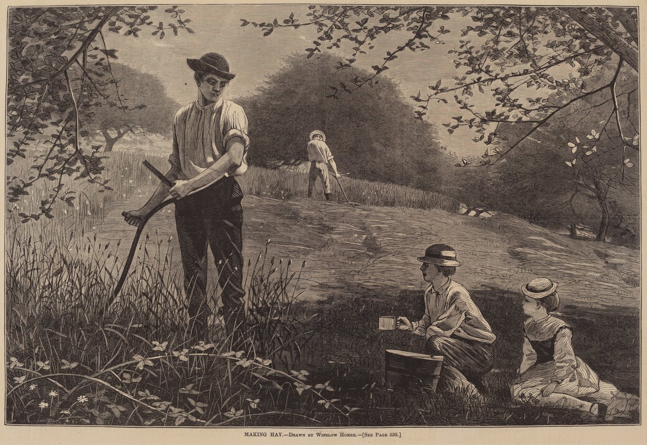 Making Hay by after Winslow Homer