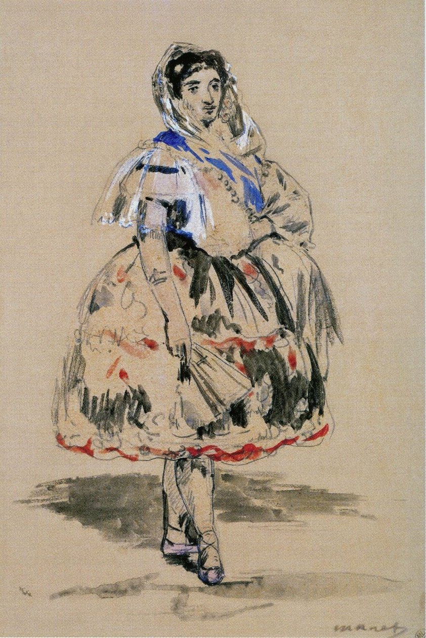 Lola de Valence by Édouard Manet