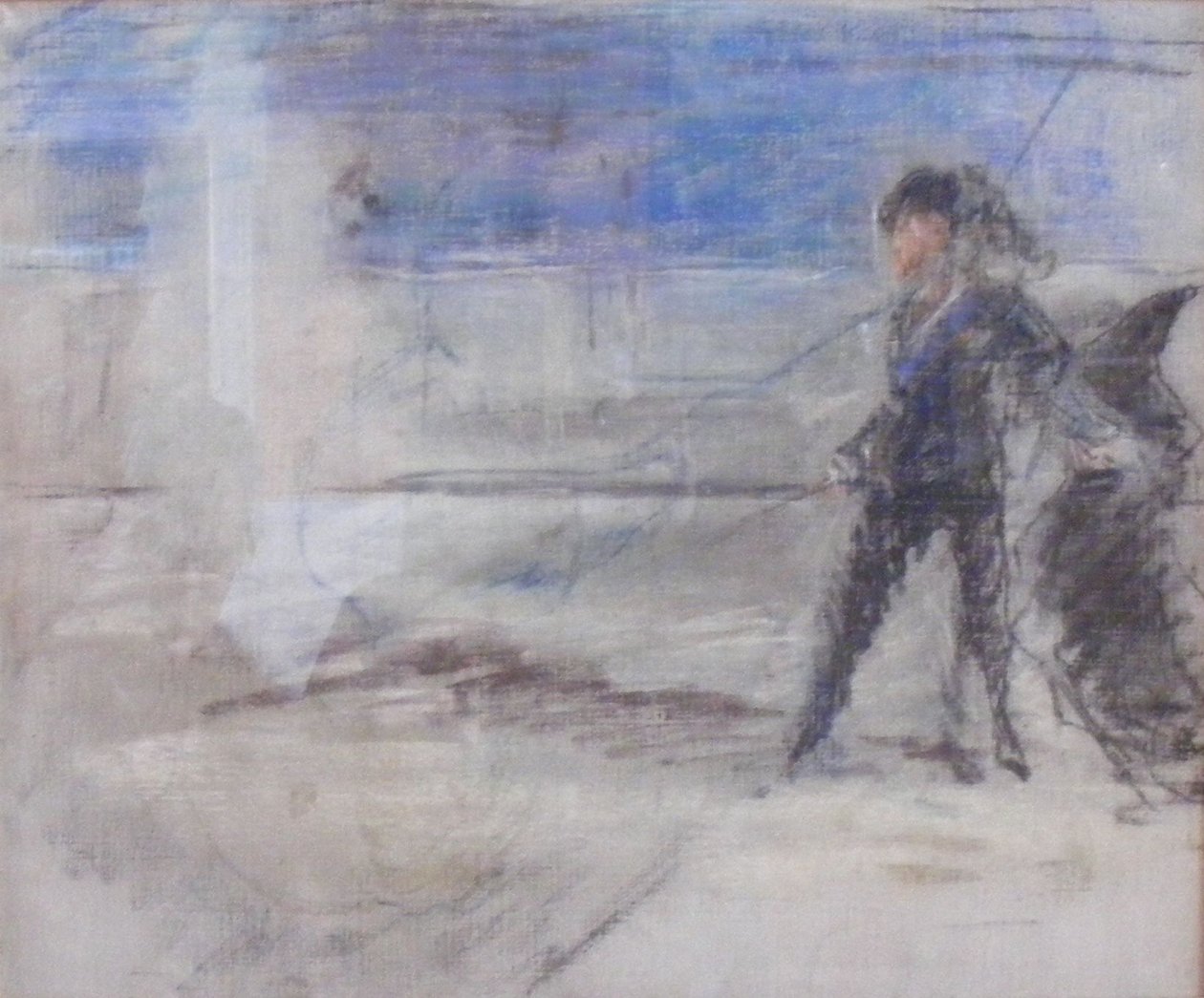 Hamlet and Ghost by Édouard Manet