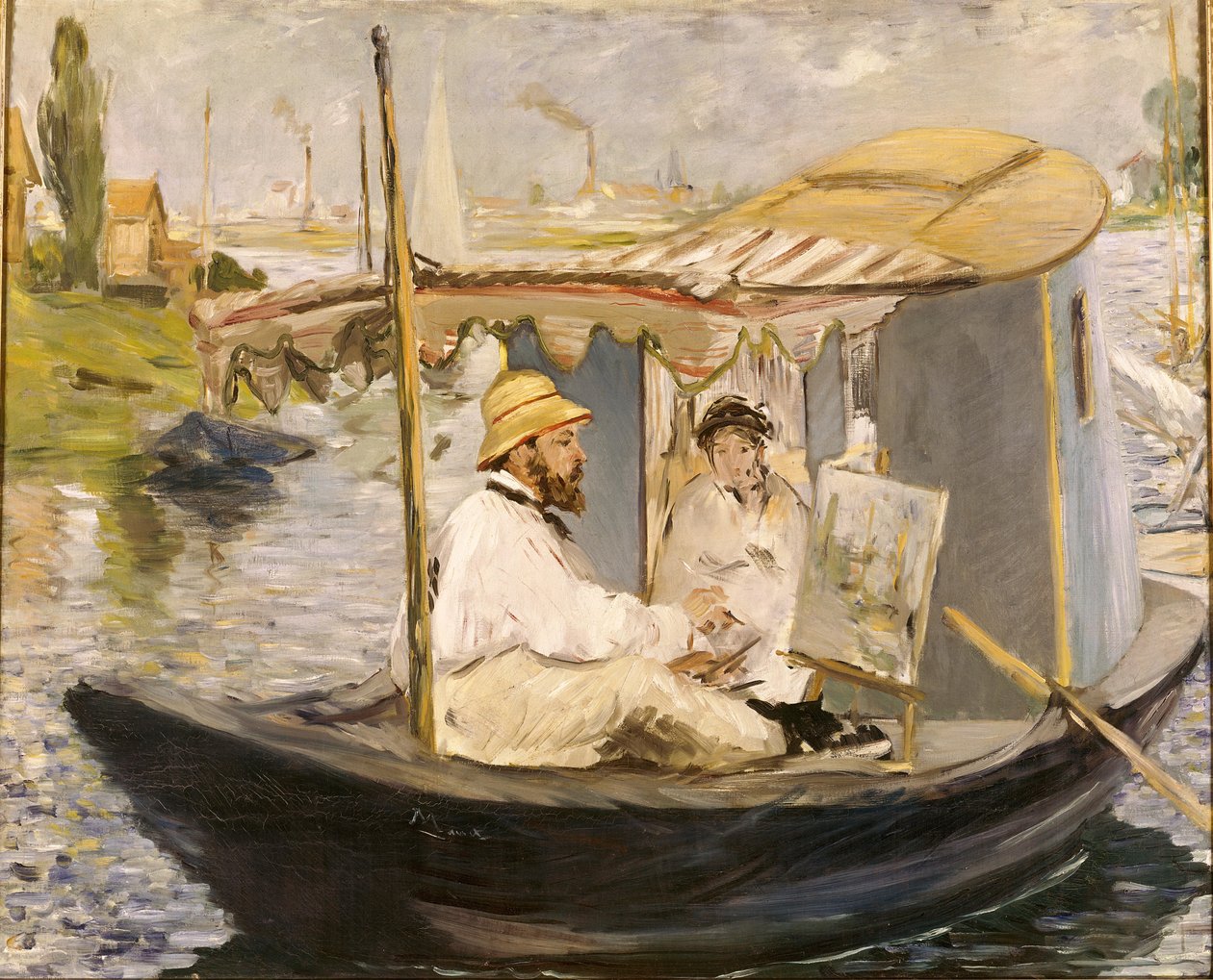 The Boat by Édouard Manet