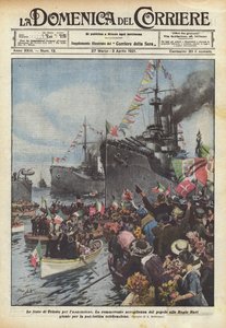 The celebrations in Trieste for the annexation