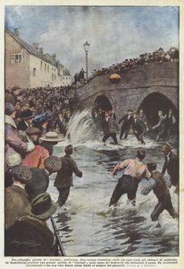 A Noisy Game of Football in the Water