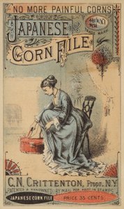 Lady Filing Her Corn
