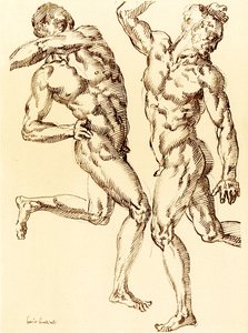 Two Male Nude Studies