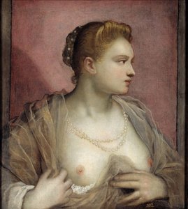 Lady Baring Her Breast
