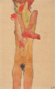 Girl Nude with Folded Arms