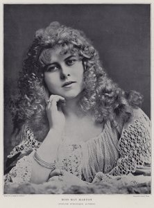 May Marton, English burlesque actress