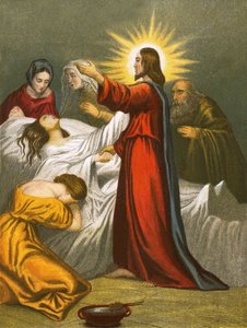Christ raising Jairus