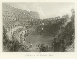 Interior of the Coliseum, Rome