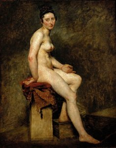 Mademoiselle Rose Seated Nude