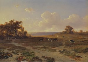 Heath Landscape with Cows, 1852