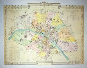 Map of Paris in 1789