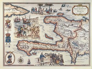 Map of the Island of Haiti