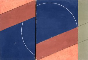 Painting - Interrupted Circle, 2000