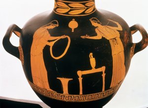 Detail (Attic Red-figure Hydria)
