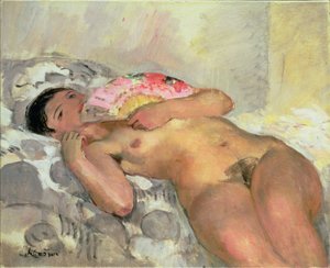 Nude Woman with a Fan
