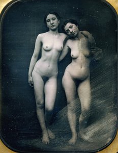 Two Standing Female Nudes