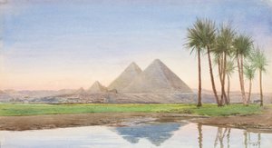 The Pyramids at Gizah (2nd study)