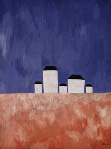 Landscape with Five Houses