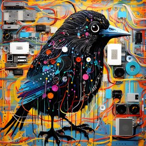 Graffiti Bird 1