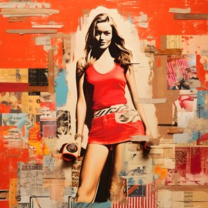 Red Collage, Skateboards 4