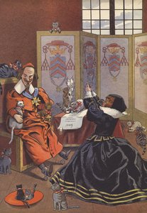 Cardinal Richelieu with His Cats