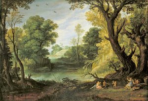 Landscape with Nymphs and Satyrs, 1623