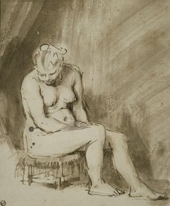 Seated Female Nude