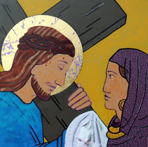 Jesus and Veronica