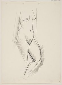 Standing Nude Woman, Facing Right