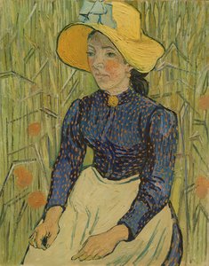 Peasant Girl in Straw Hat