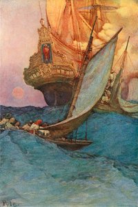 An attack on a galleon