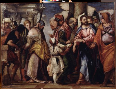 Christ and the Woman Taken in Adultery by Veronese