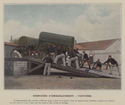 Embarkation Exercises, Vehicles by (after) French Photographer