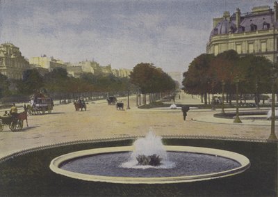 Paris, Rond-Point des Champs-Elysees by (after) French Photographer