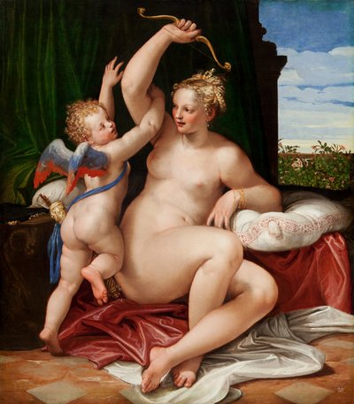 Venus Disarming Cupid by Paolo Veronese